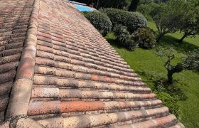 Démoussage et traitement chantier réalisé Tarbes 
