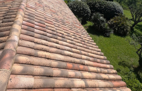 Démoussage et traitement chantier réalisé Tarbes 